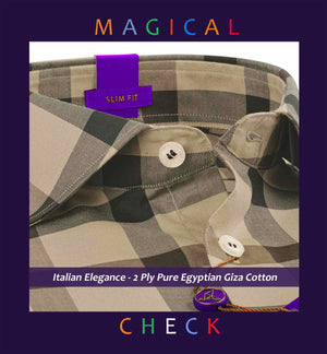 Moldova- Beige & Brown Magical Check