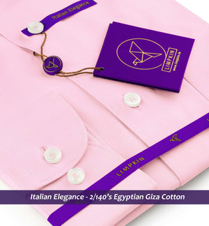 Albania- The Best Formal Pink- 2/140 Egyptian Giza Cotton