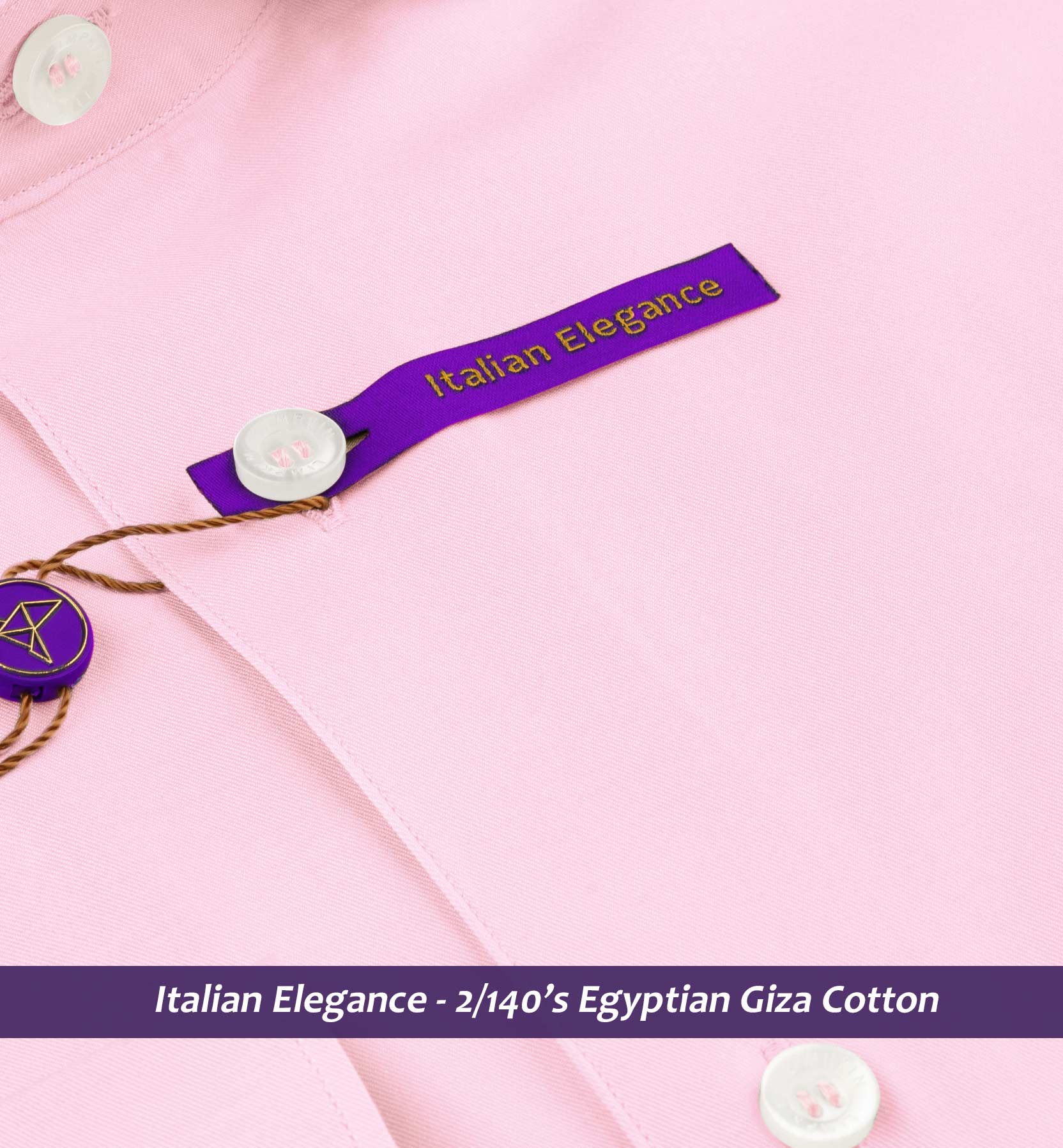 Albania- The Best Formal Pink- 2/140 Egyptian Giza Cotton