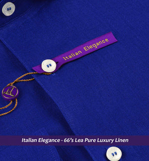 Palermo- Royal Blue Solid Linen