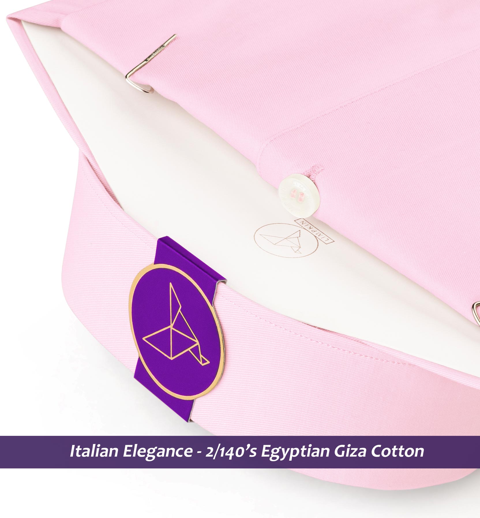 Albania- The Best Formal Pink- 2/140 Egyptian Giza Cotton