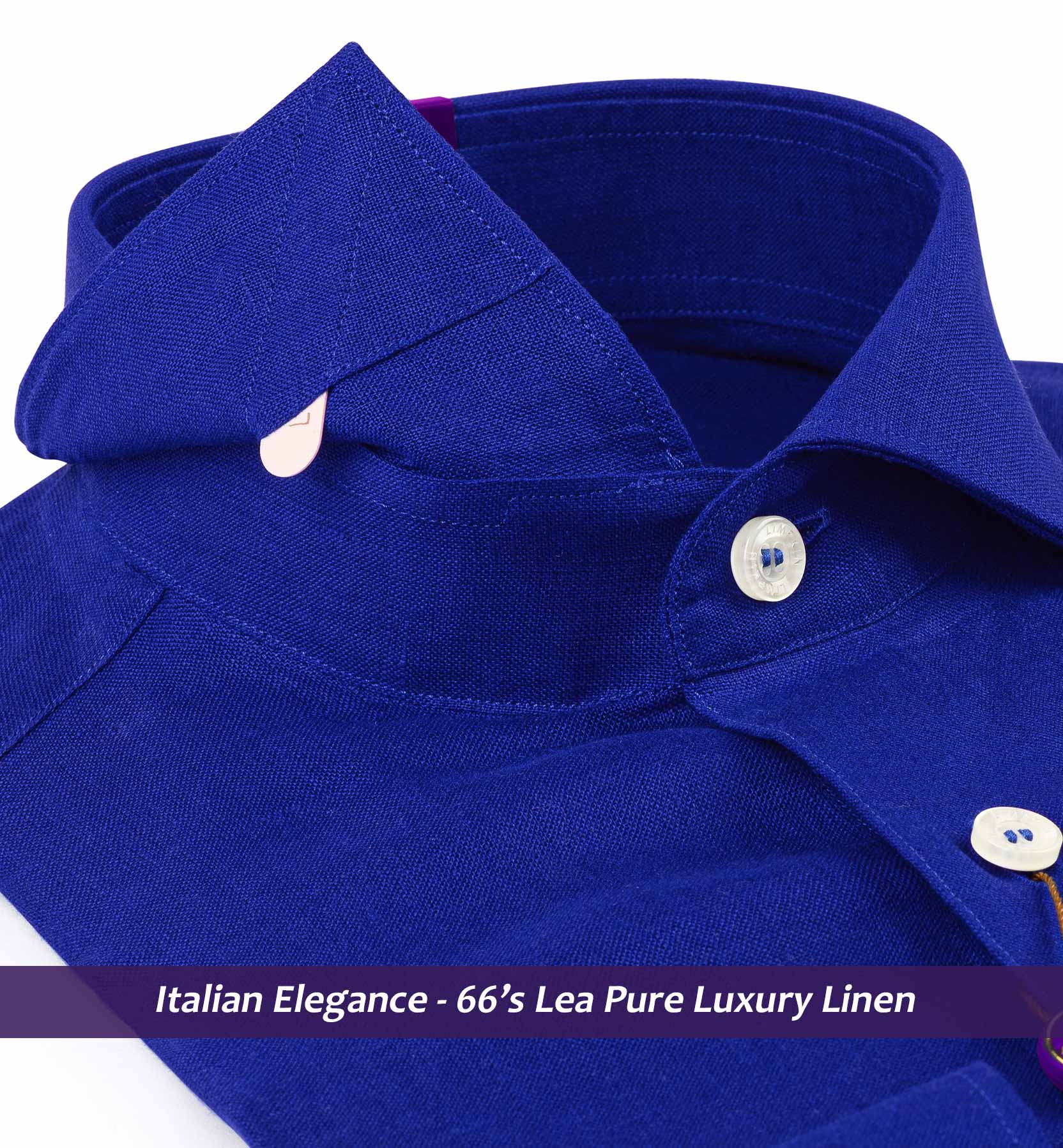 Palermo- Royal Blue Solid Linen