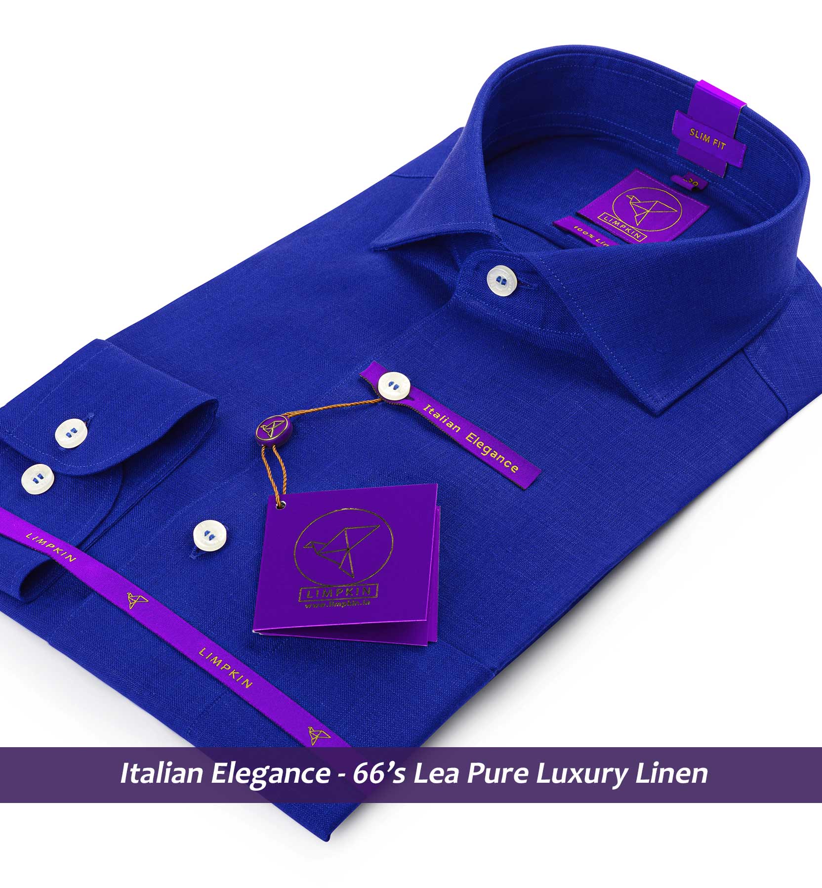 Palermo- Royal Blue Solid Linen